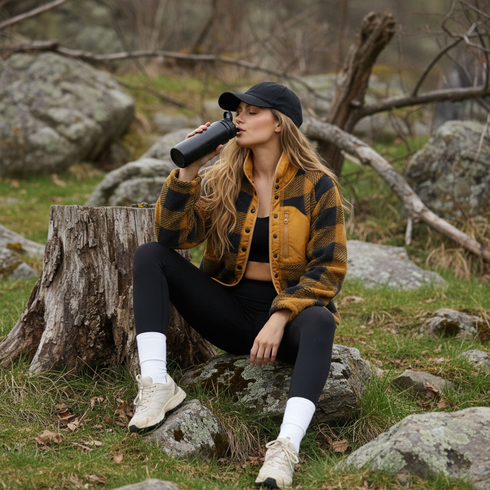 Printed Fleece Jacket