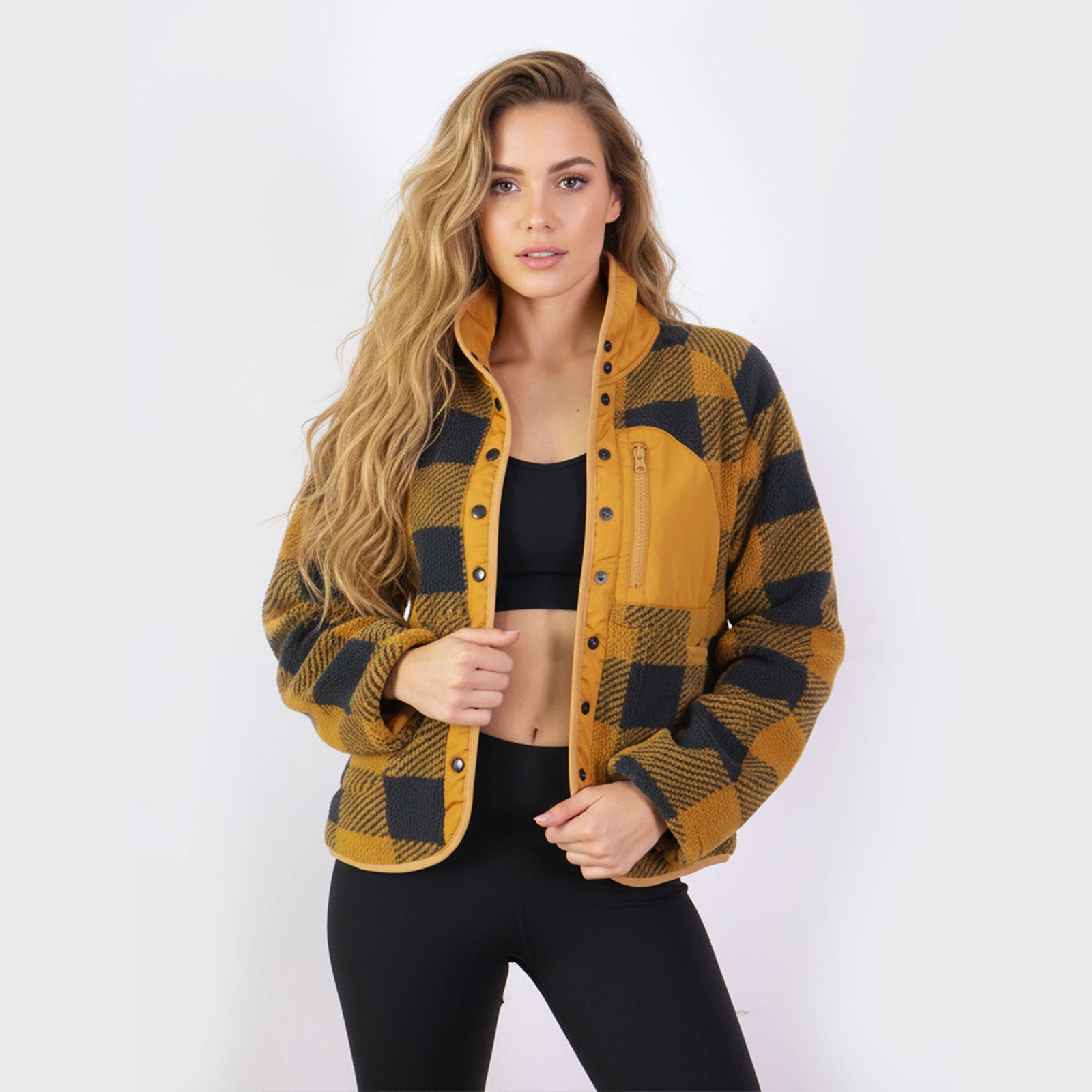 Printed Fleece Jacket