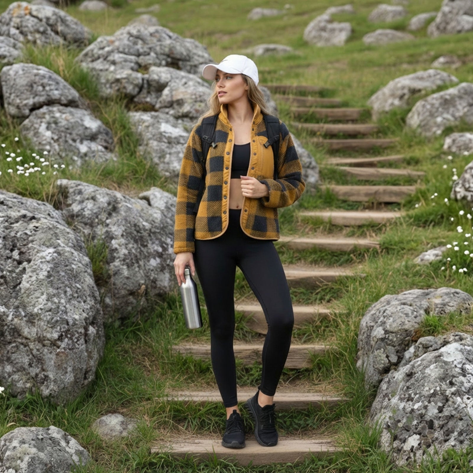 Printed Fleece Jacket
