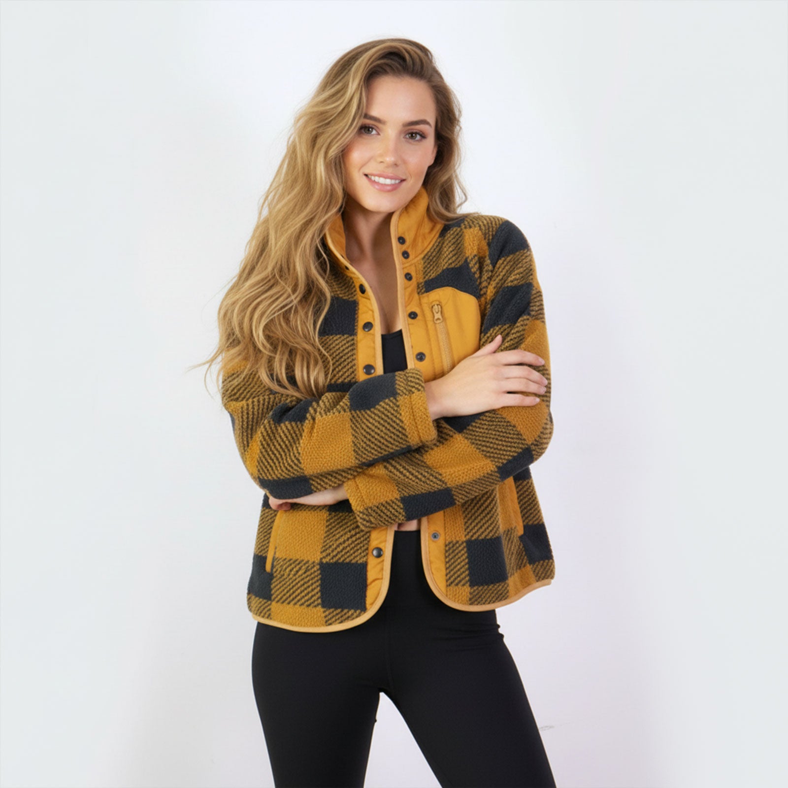 Printed Fleece Jacket
