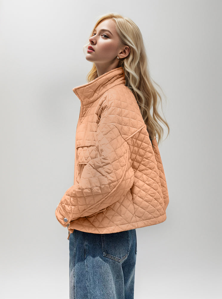 Women's Lightweight Diamond Quilted Cotton Jacket