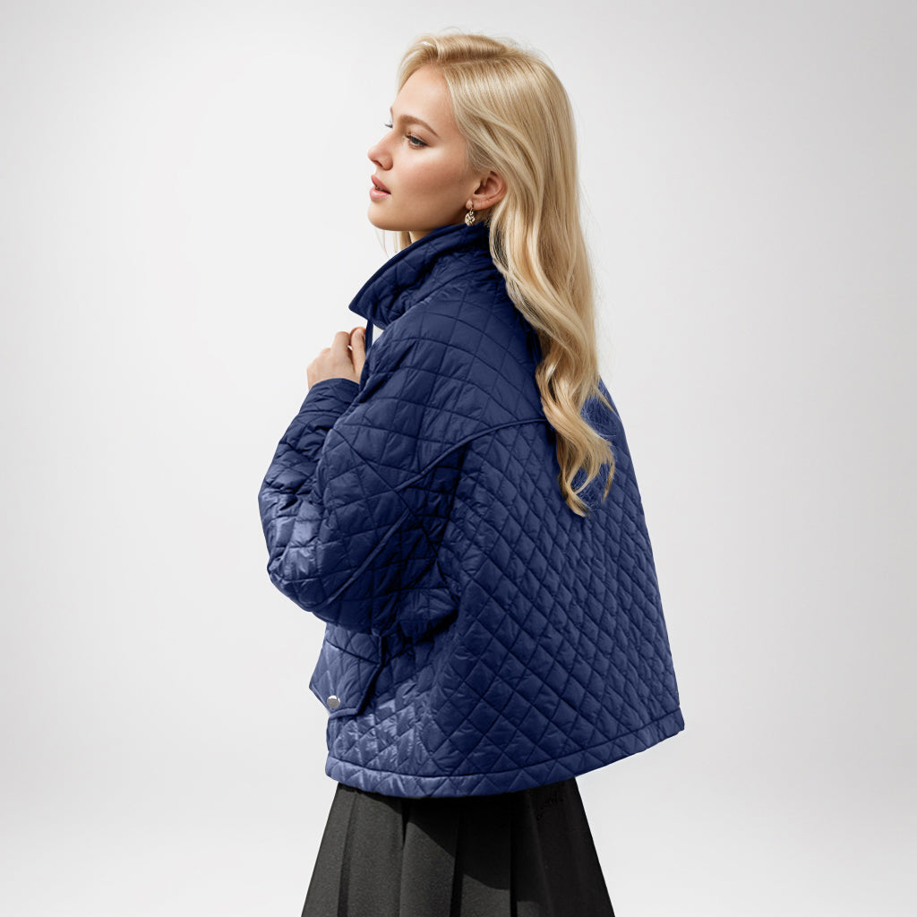 Women's Lightweight Diamond Quilted Cotton Jacket