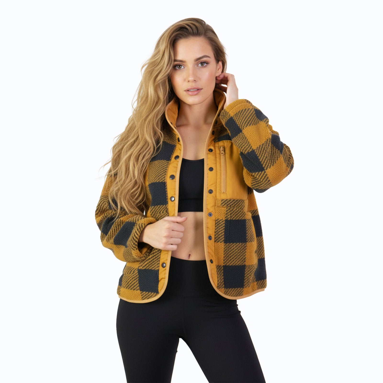 Printed Fleece Jacket
