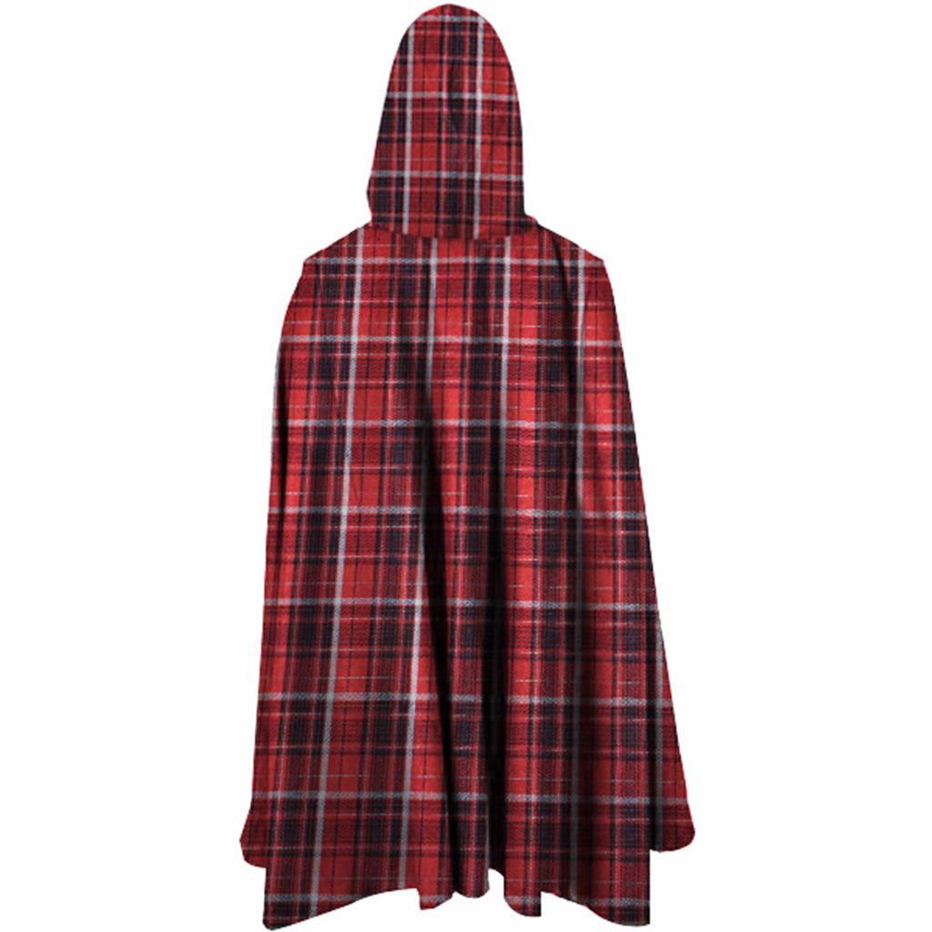 Mid-century girl adventurer's cape Raven hooded cape