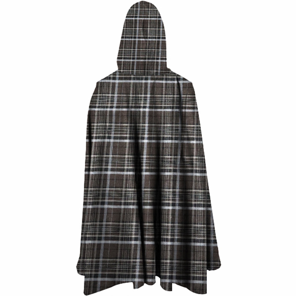 Mid-century girl adventurer's cape Raven hooded cape